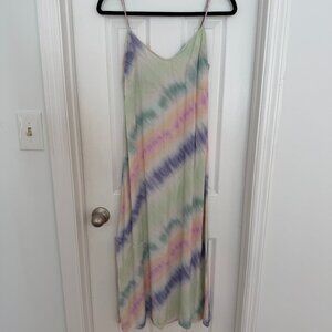 Zara multi color summer midi dress, S